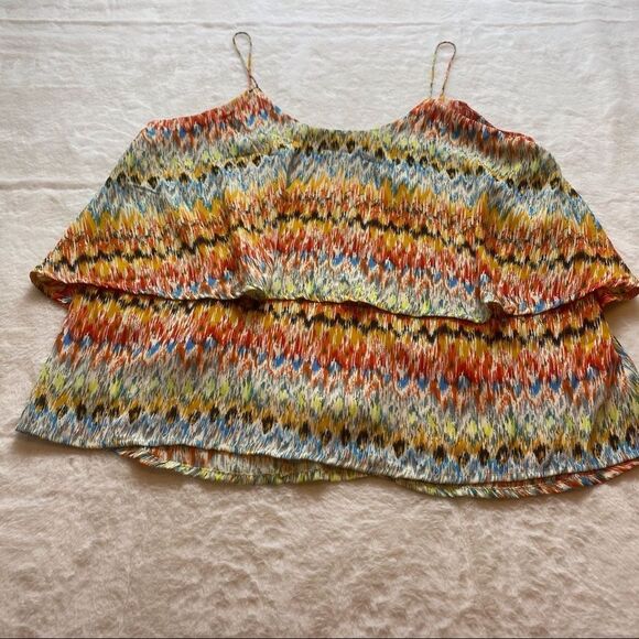 Paper Crane Anthropologie Layered Tank Size Small - Picture 1 of 7